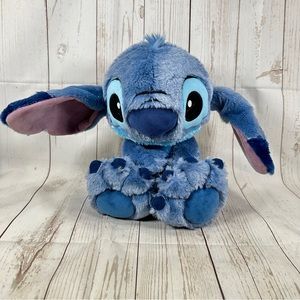 Disney Stitch Blue Big Feet Plush Toy 11” (Lilo & Stitch) Happy Stuffed Animal
